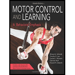 Motor Control and Learning: A Behavioral Emphasis - With Access