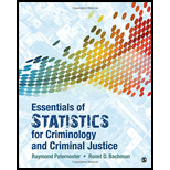 Essentials of Statistics for Criminology and Criminal Justice