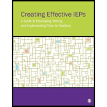 Creating Effective IEPs