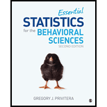 Essential Statistics for Behavioral Science