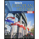 Sources for European History Since 1660 (Looseleaf)