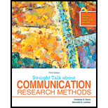 Straight Talk About Communication Research Methods - With 2 Codes