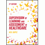 Supervision of Learning and Assessment in Healthcare