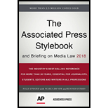 Associated Press Stylebook and Briefing on Media Law 2018