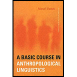 Basic Course in Anthropological Ling.
