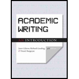Academic Writing: An Introduction