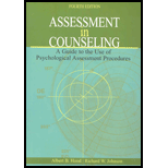Assessment in Counseling : Guide to the Use of Psychological Assessment Procedures