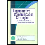Augmentative Communication Strategies for Adults- With CD