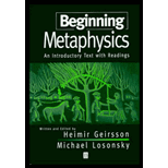 Beginning Metaphysics : An Introductory Text with Readings