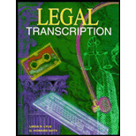 Legal Transcription - Text Only