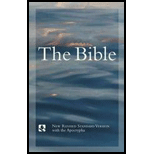 Bible: NRSV With the Apocrypha