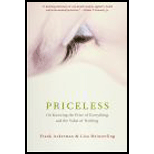 Priceless : On Knowing Price Of Everything and the Value of Nothing