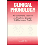 Clinical Phonology : Assessment and Treatment of Articulation Disorders in Children and Adults