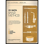 Band Method Alto Saxophone: Book One