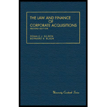 Law And Finance Of Corporate Acquisitions