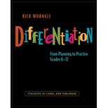 Differentiation: From Planning to Practice, Grades 6-12