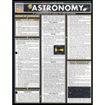 Astronomy: Quick Study Chart