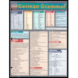 German Grammar: Quick Study Chart