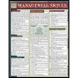 Managerial Skills Quick Study Charts