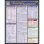 Russian Grammar: Quick Study Chart