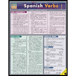 Spanish Verbs (Laminated Reference Guide; Quick Study Academic)
