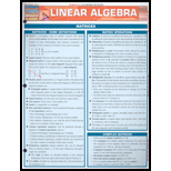 Linear Algebra: Quick Study Chart