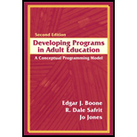 Developing Programs in Adult Education: A Conceptual Programming Model