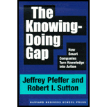 Knowing-Doing Gap: How Smart Companies Turn Knowledge into Action
