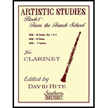 Artistic Studies, Book 1 For Clarinet (Paperback)