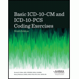 Basic Icd Cm And Icd Pcs Coding Exercises Drexel