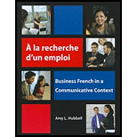 A la recherche d'un emploi : Business French in a Communicative Context