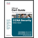 Ccna Security 640-554 Off. Cert. Guide - With CD
