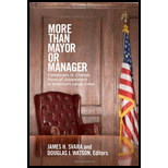 More Than Mayor or Manager