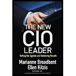 New CIO Leader : Setting the Agenda and Delivering Results