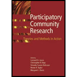 Participatory Community Research : Theories and Methods in Action