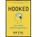 Picture of the cover of the book entitled Hooked: How to Build Habit-Forming Products
