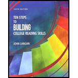 Ten Steps to Building College Reading Skills - Text Only