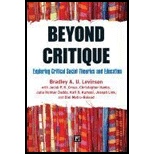 Beyond Critique: Exploring Critical Social Theories and Education