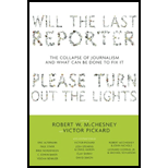 Will the Last Reporter Please Turn out the Lights