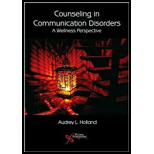 Counseling in Communications Disorders: A Wellness Perspective