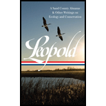 Aldo Leopold: A Sand County Almanac and Other Writings on Ecology and Conservation
