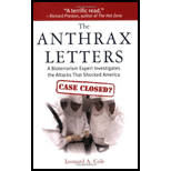 Anthrax Letters: A Bioterrorism Expert Investigates the Attack That Shocked America