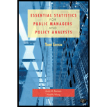 Essential Statistics for Public Managers and Policy Analysts - Text Only