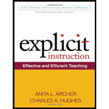 Explicit Instruction: Effective and Efficient Teaching