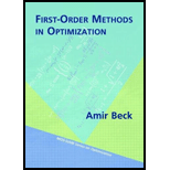 First-Order Methods in Optimization