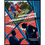 Managing Organizations for Sport and Physical Activity (Paperback)