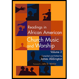 Readings in African American Church Music and Worship Volume 2