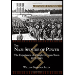 Nazi Seizure of Power: The Experience of a Single German Town, 1922-1945