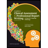 Guide to Clinical Assessment and Professional Report Writing in Speech-Language Pathology