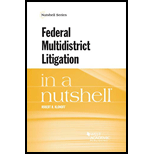 Federal Multidistrict Litigation in a Nutshell